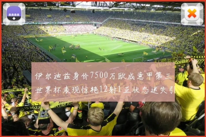 伊尔迪兹身价7500万欧成意甲第三世界杯表现惊艳12射1正状态迷失引发关注